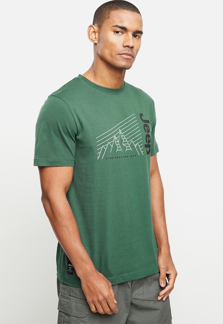 JEEP - Fashion graphics tee - jungle