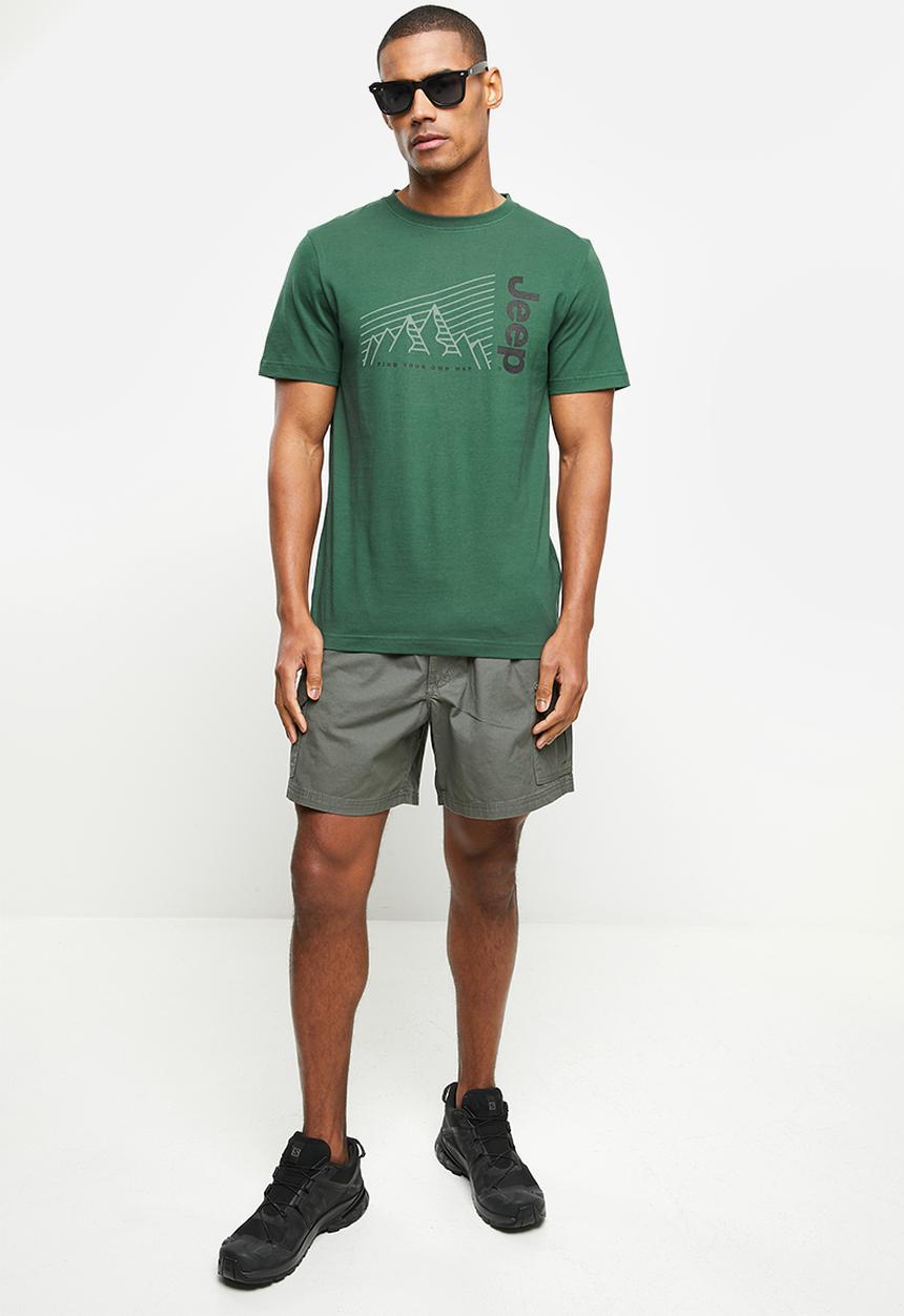JEEP - Fashion graphics tee - jungle
