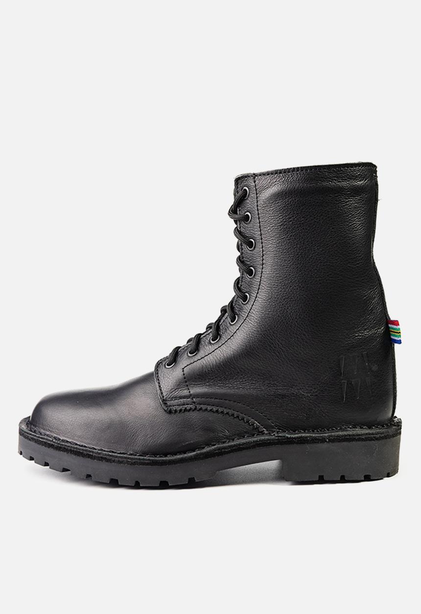 Veldskoen - Veldskoen ranger boot - black sole