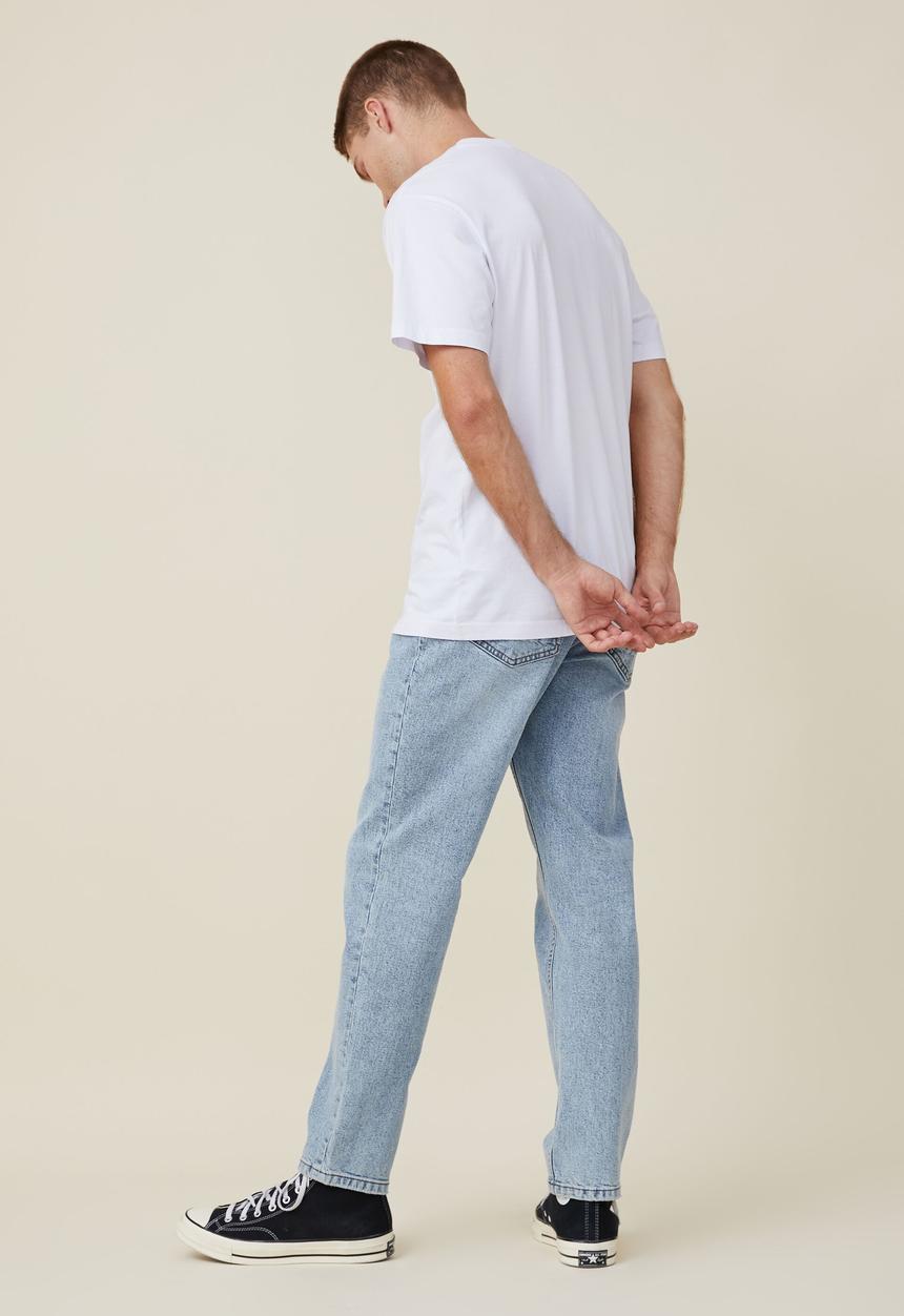 Cotton On - Slim straight jean - mid blue