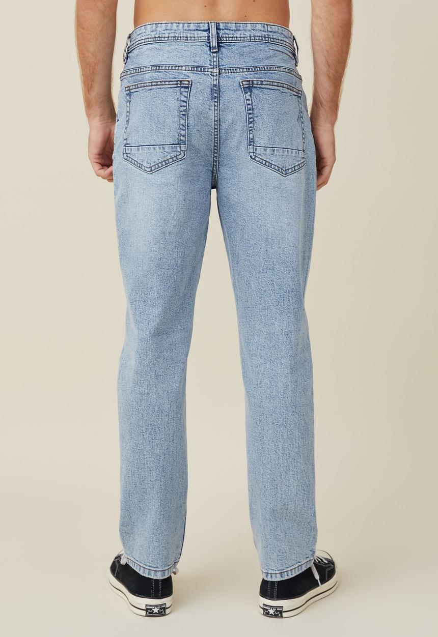 Cotton On - Slim straight jean - mid blue