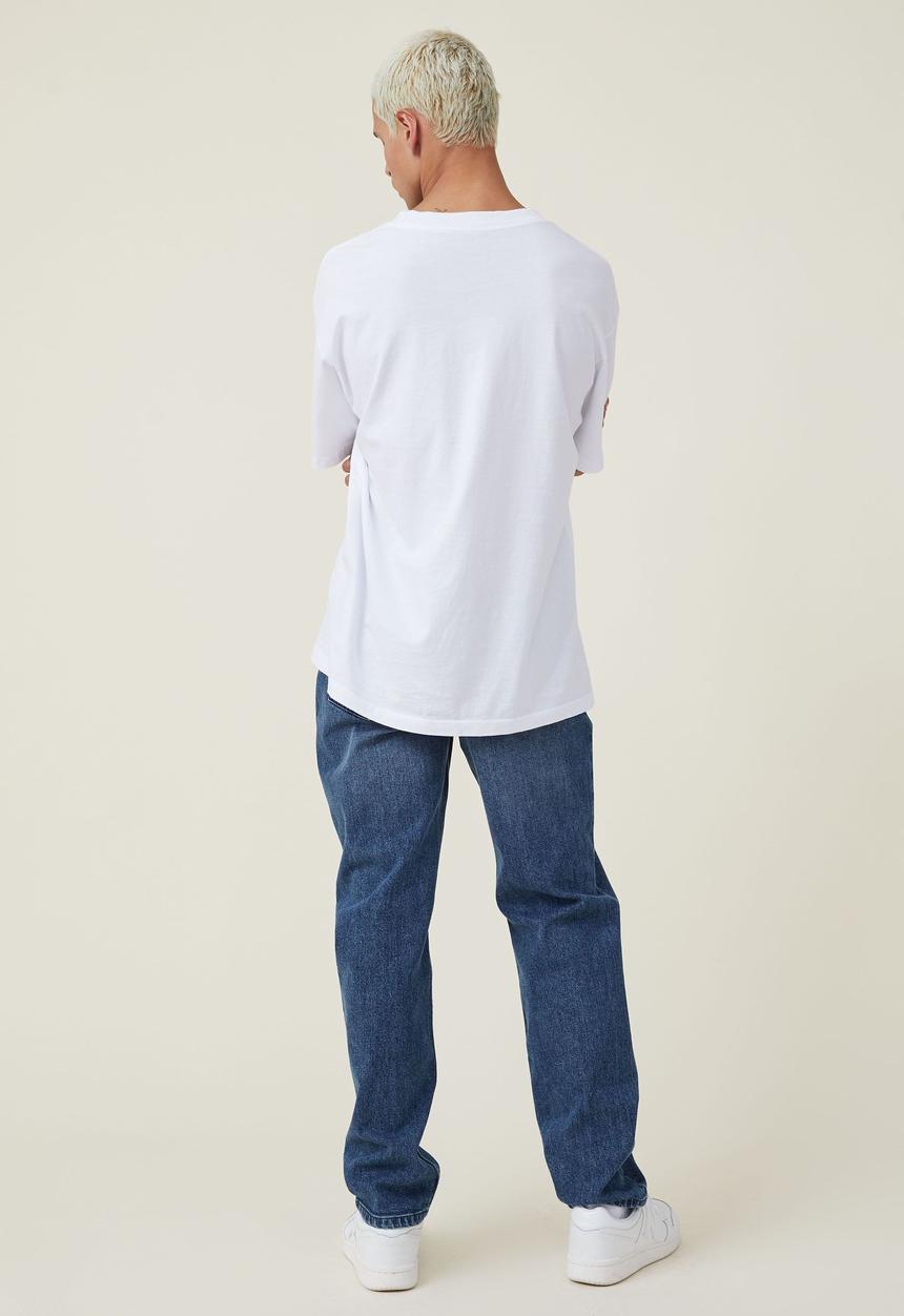 Cotton On - Slim straight jean - dark bright blue