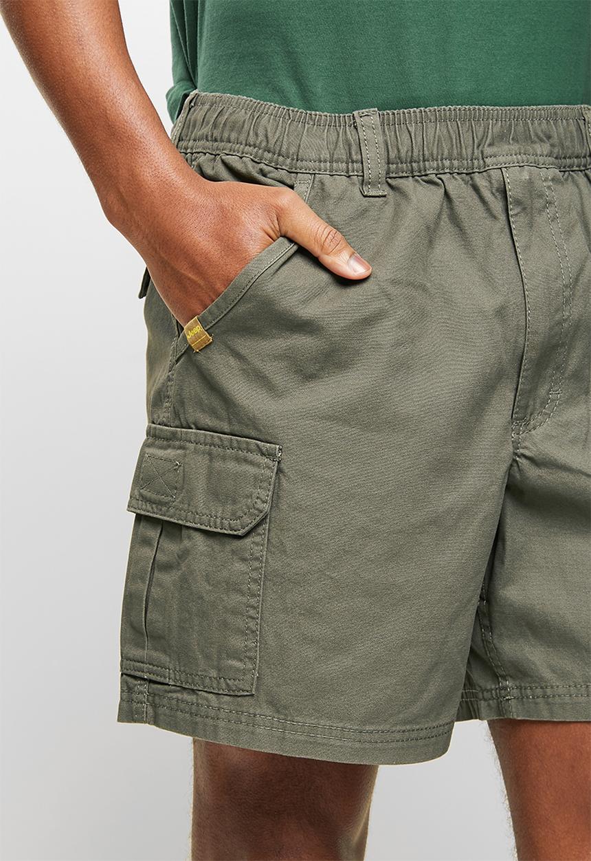 JEEP - Hurricane elasticated cargo short - olive