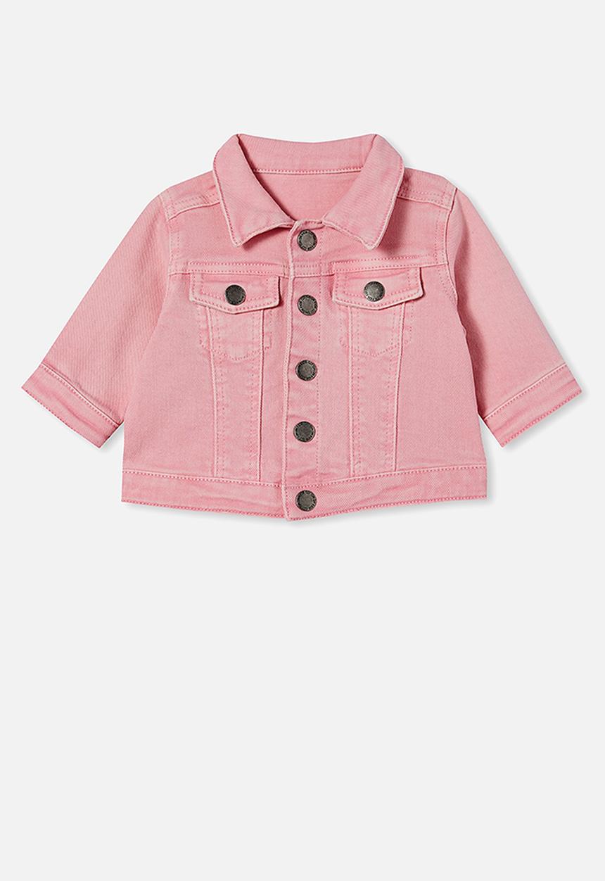 Cotton On - Cher denim jacket - coral dreams wash