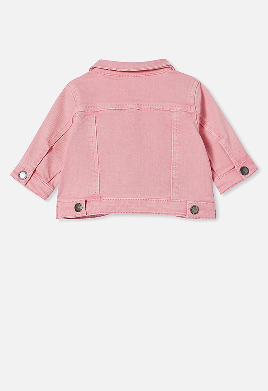 Cotton On - Cher denim jacket - coral dreams wash