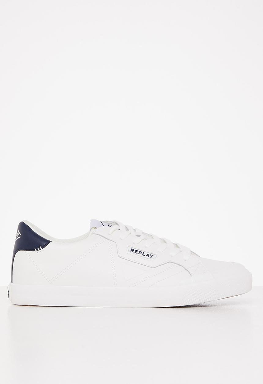 Replay - College leather - 122 white navy