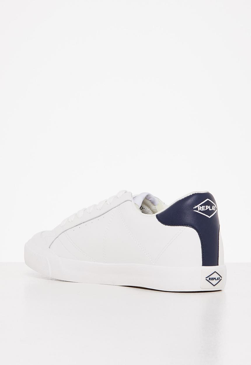 Replay - College leather - 122 white navy
