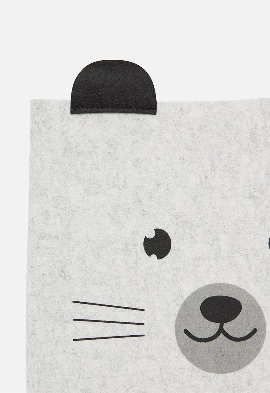 H&S - Bear storage box - grey