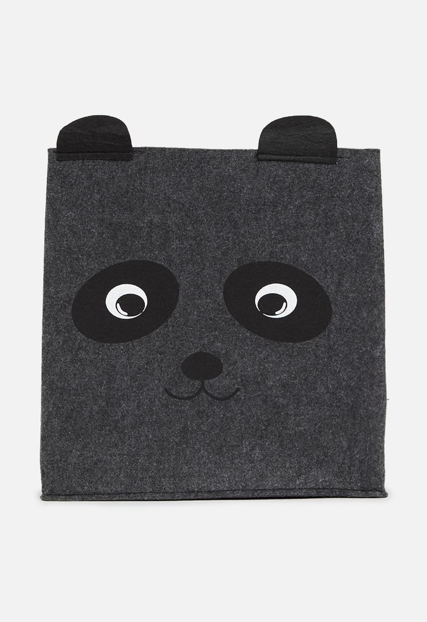 H&S - Panda storage box - charcoal