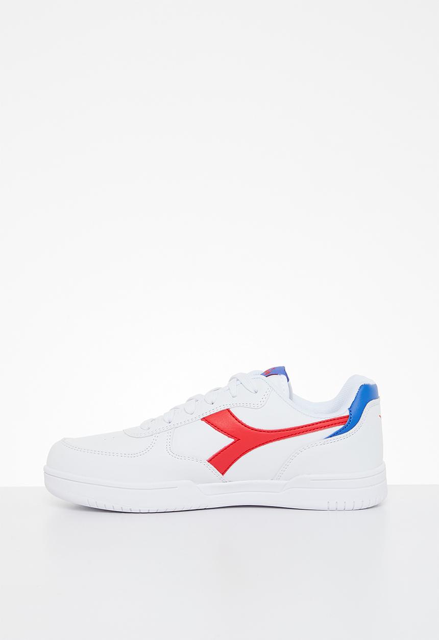 Diadora - Raptor low - white & tomato red