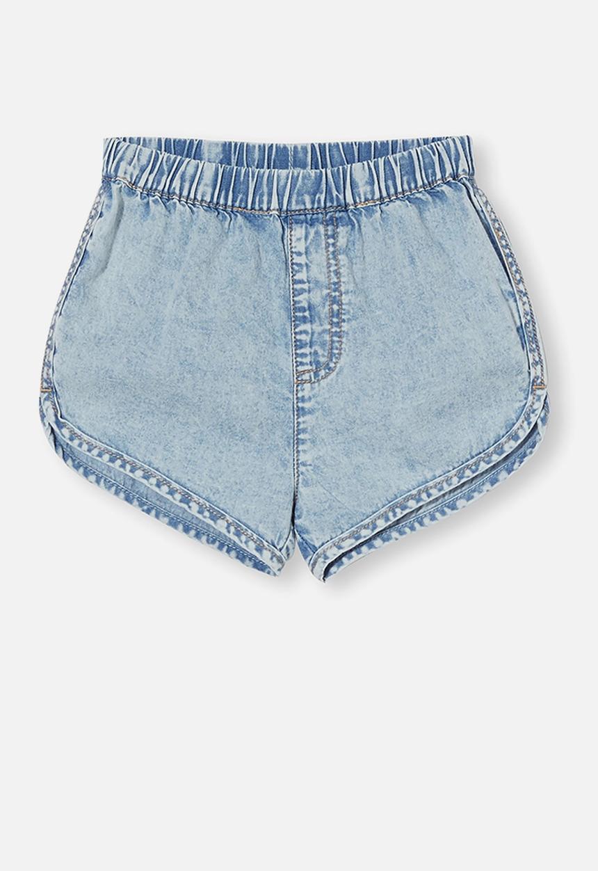 Cotton On - Juno short - light chambray wash
