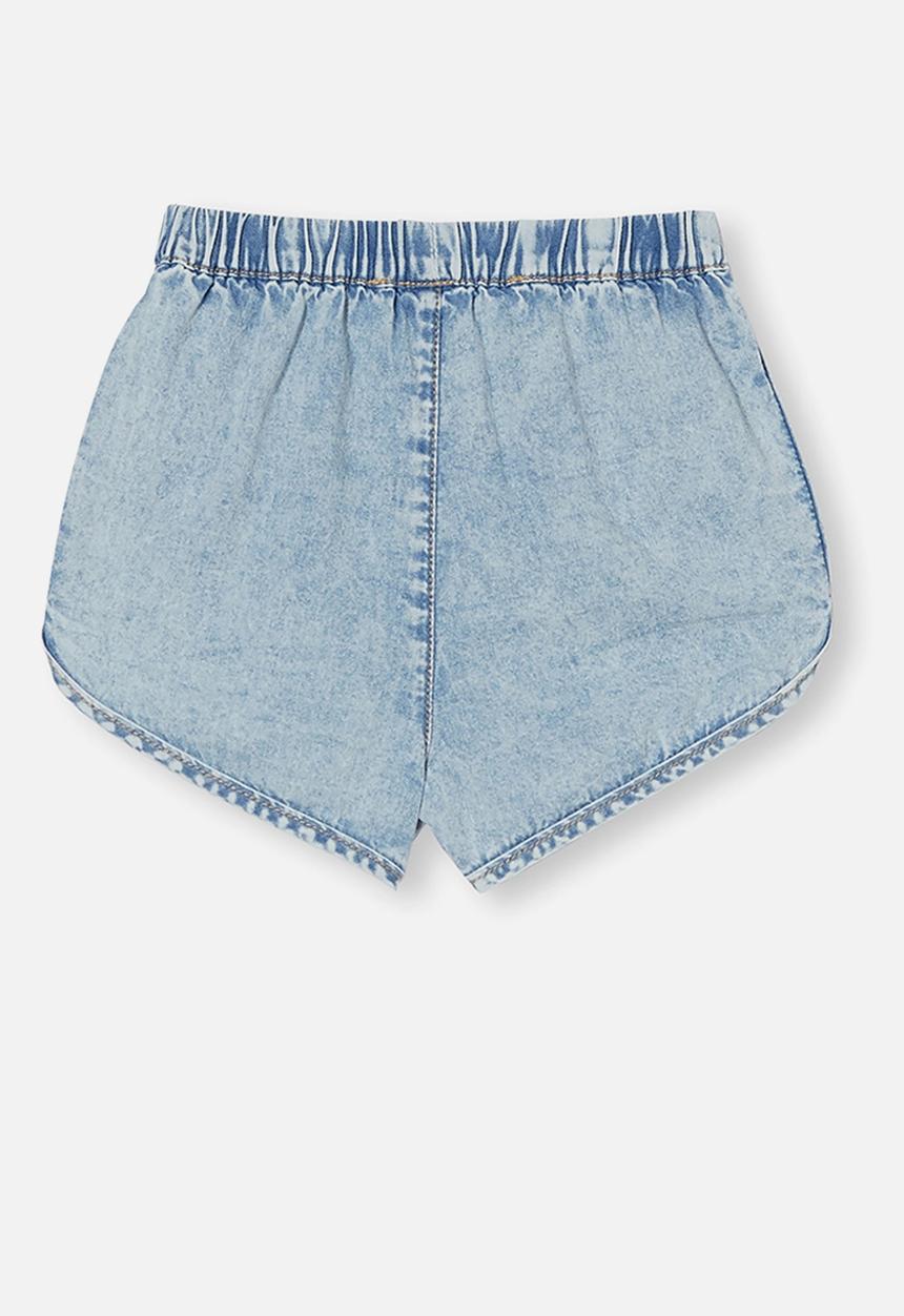 Cotton On - Juno short - light chambray wash