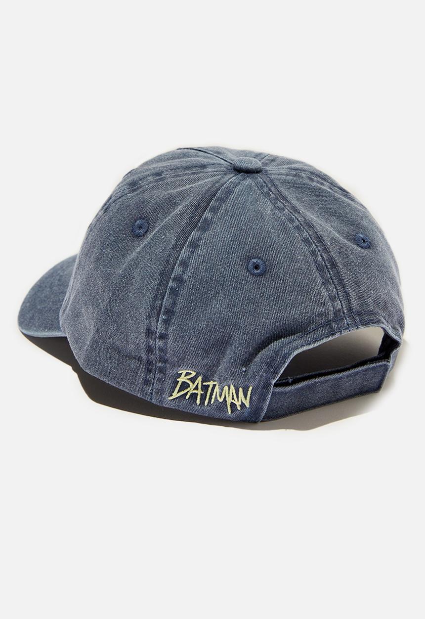 Cotton On - Kids licensed cap - lcn wb batman logo/vintage navy