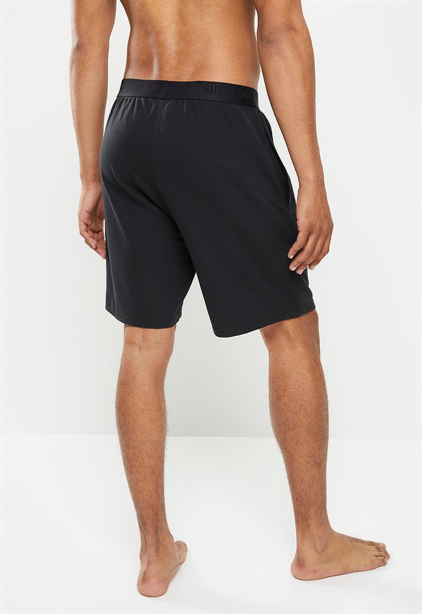 Superdry. - Loopback pj short - black