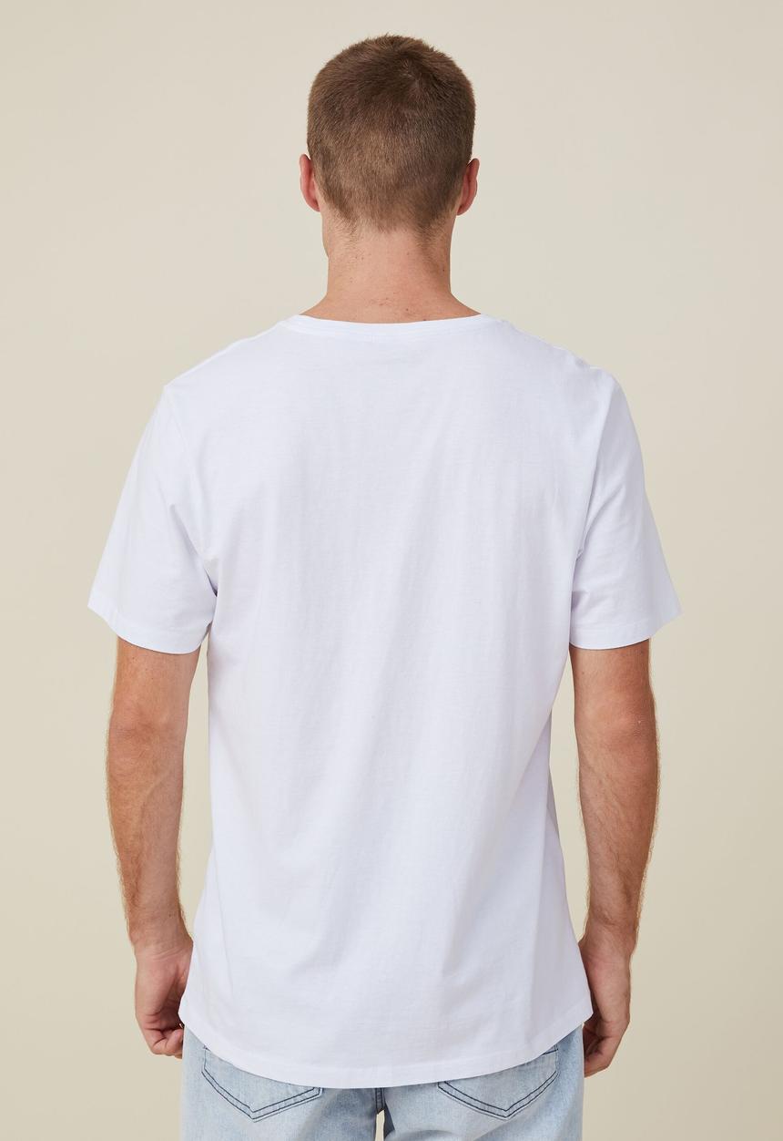 Cotton On - Organic crew t-shirt - white