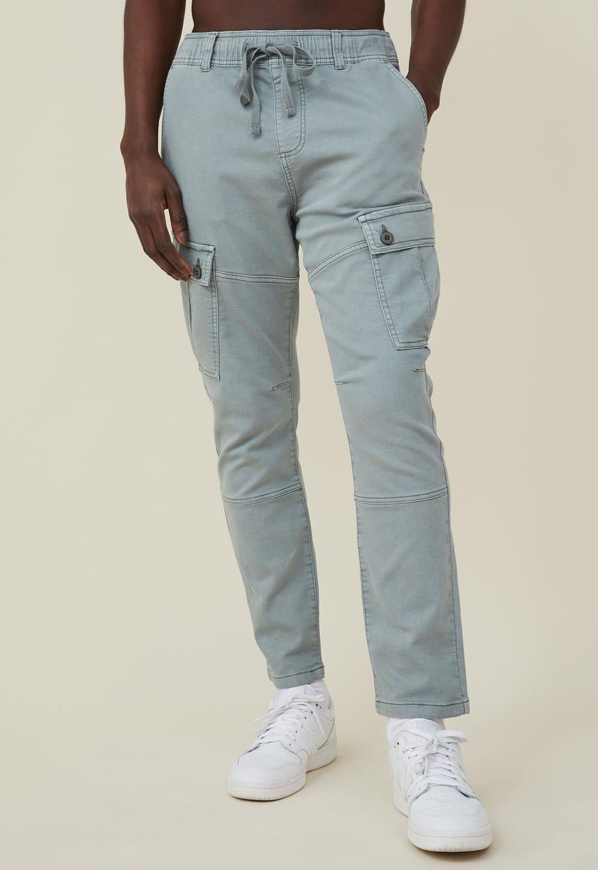 Cotton On - Military cargo pant - frosted sage