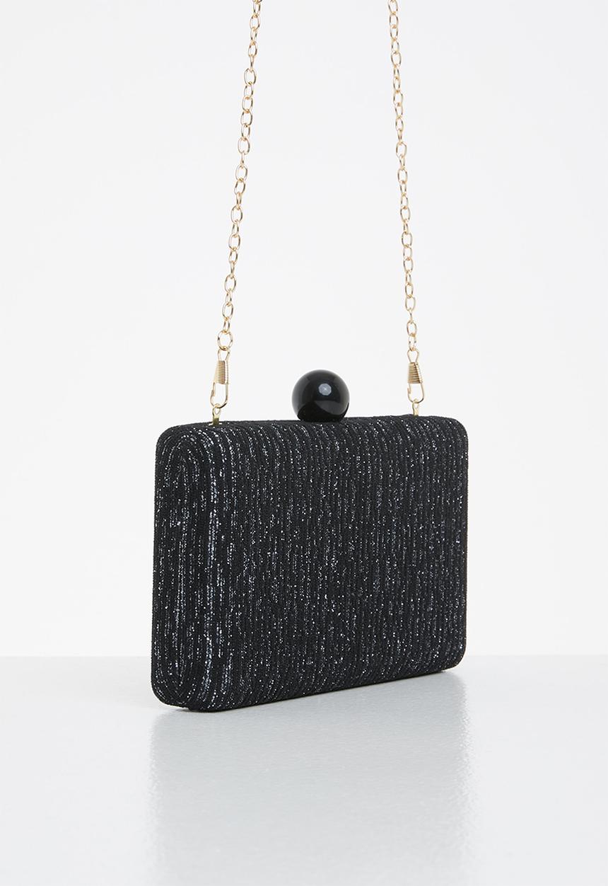 dailyfriday - Bonnie box clutch bag - black