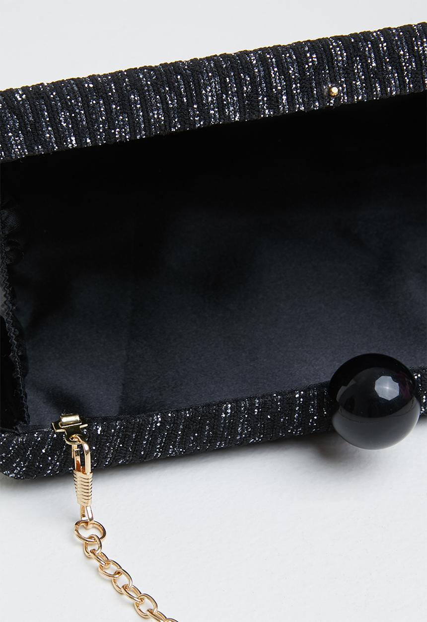 dailyfriday - Bonnie box clutch bag - black