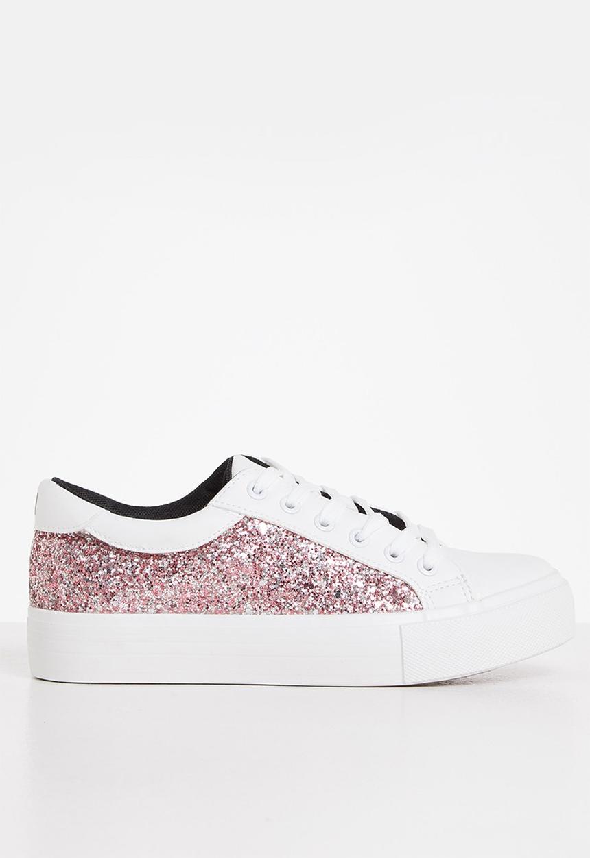 Madison® - Nadine flatform sneaker - pink glitter