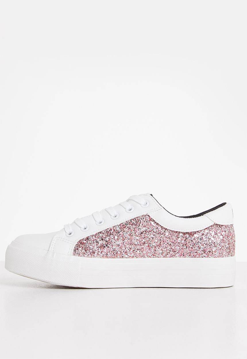 Madison® - Nadine flatform sneaker - pink glitter