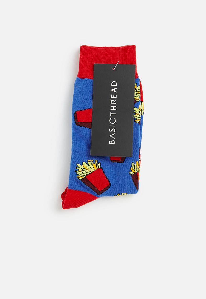 basicthread - Popcorn midi socks - multi