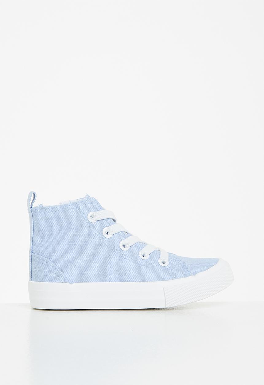 Cotton On - Classic canvas high top trainer - blue 