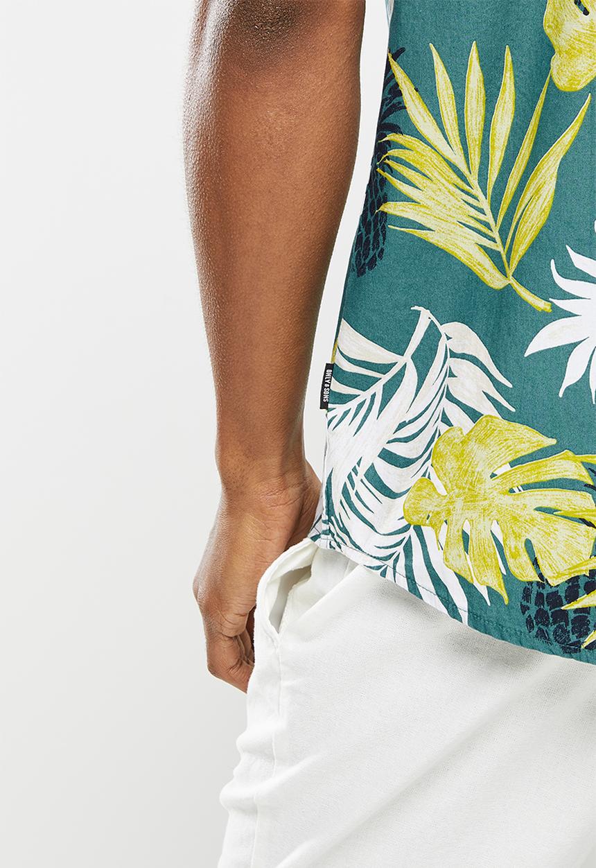 Only & Sons - Onsdirk short sleeve shirt - hydro