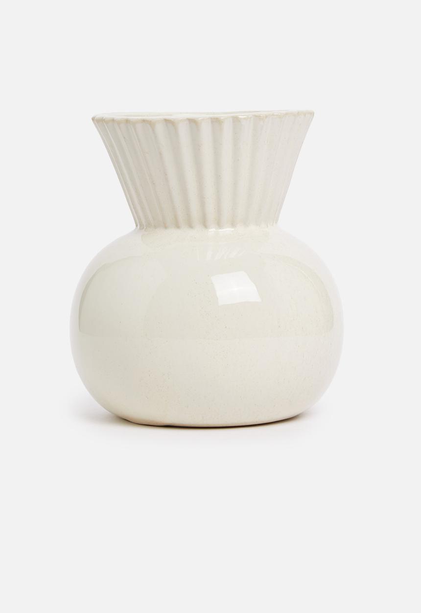 H&S - Belly vase large - natural