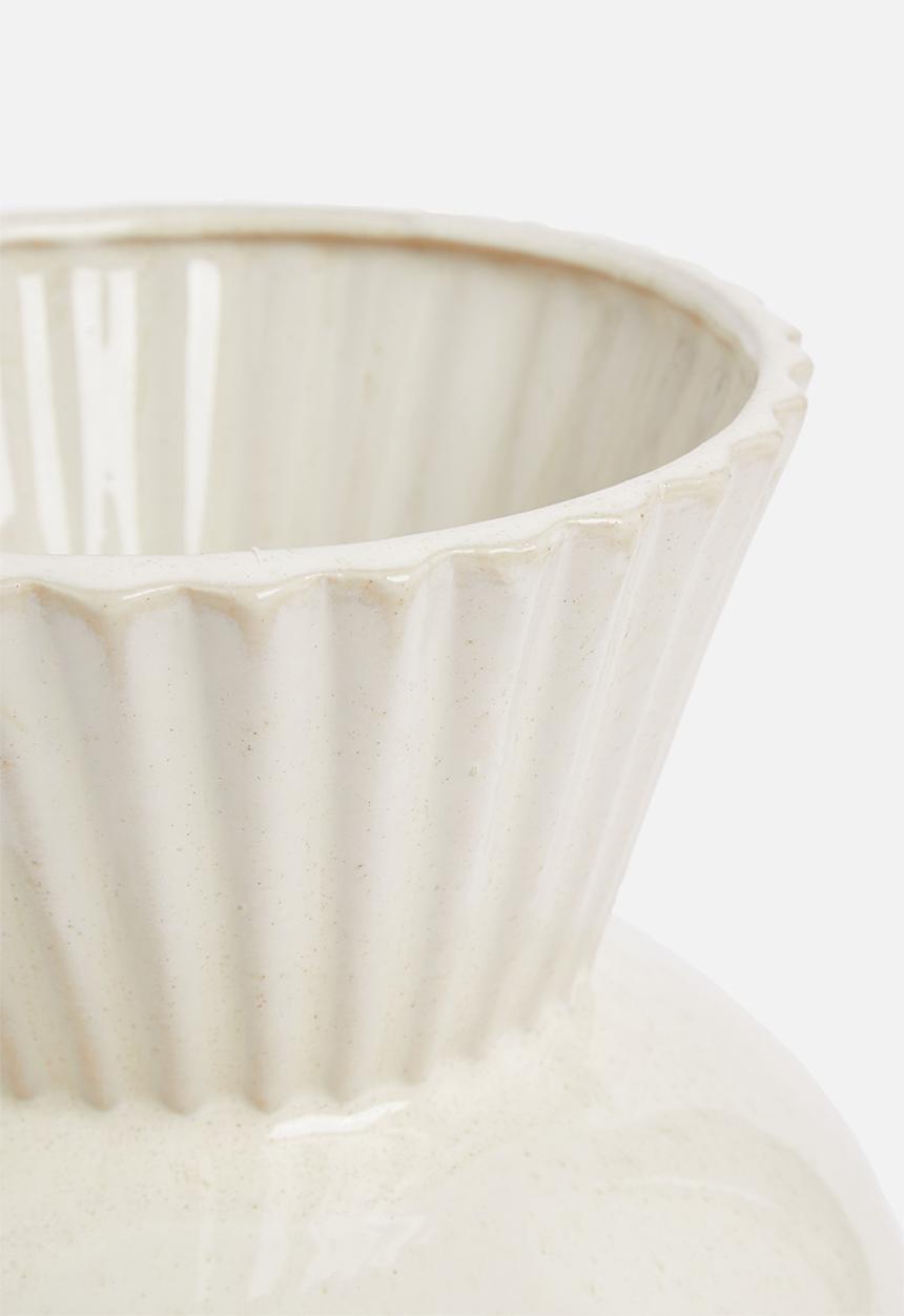 H&S - Belly vase large - natural