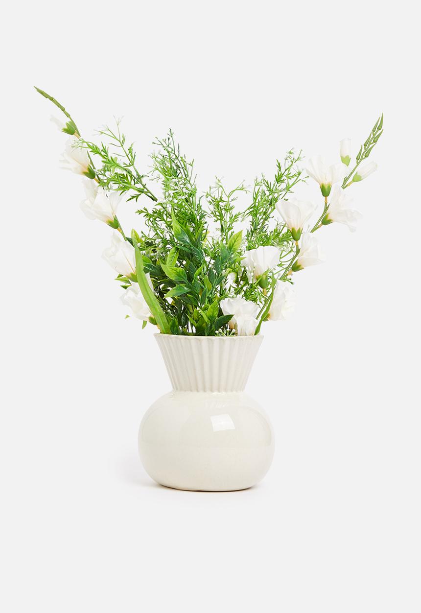 H&S - Belly vase large - natural