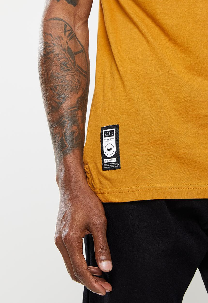 S.P.C.C - Fernandes tee - dark yellow