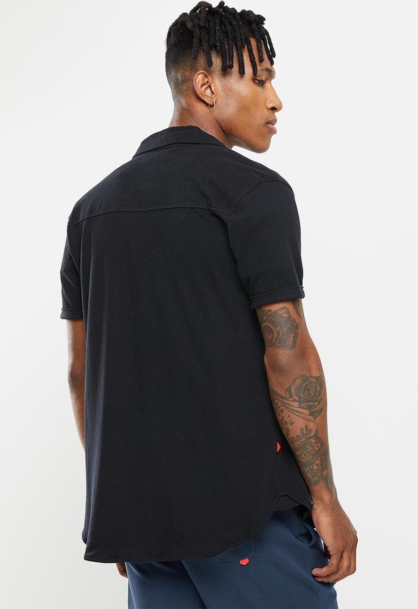 S.P.C.C - Devlin knit shirt - black