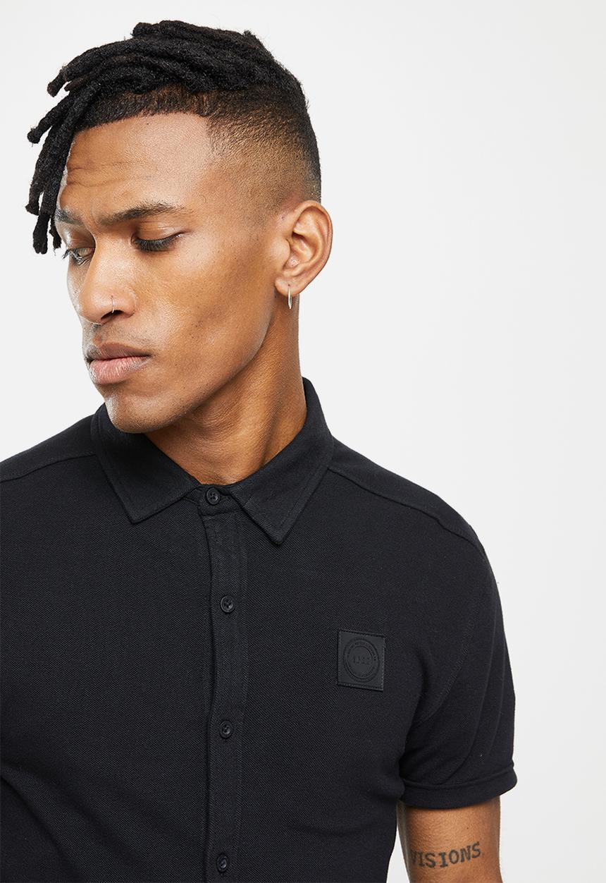 S.P.C.C - Devlin knit shirt - black