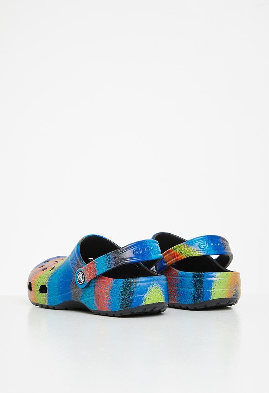 Crocs - Classic spray dye clog k - black/multi