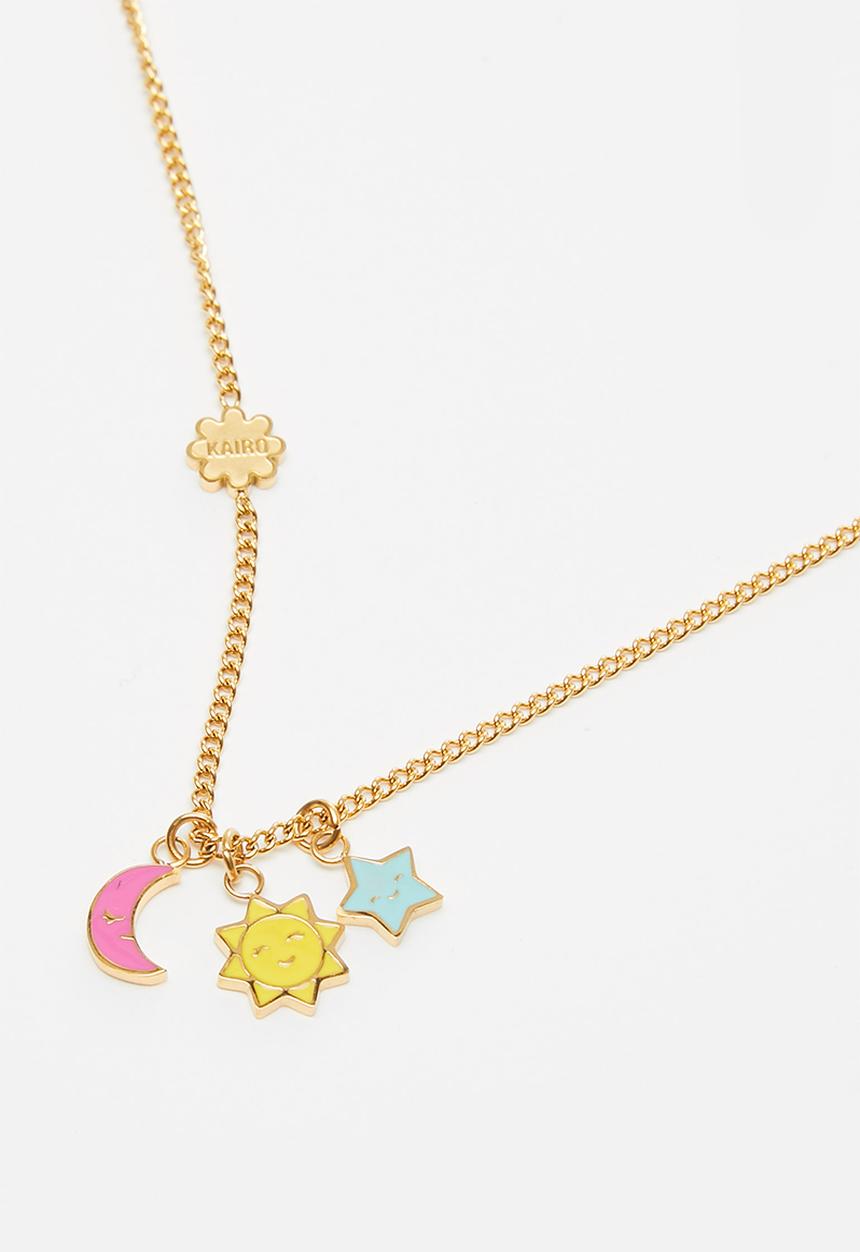 ERA by DJ Zinhle - Kairo - celeste necklace - gold