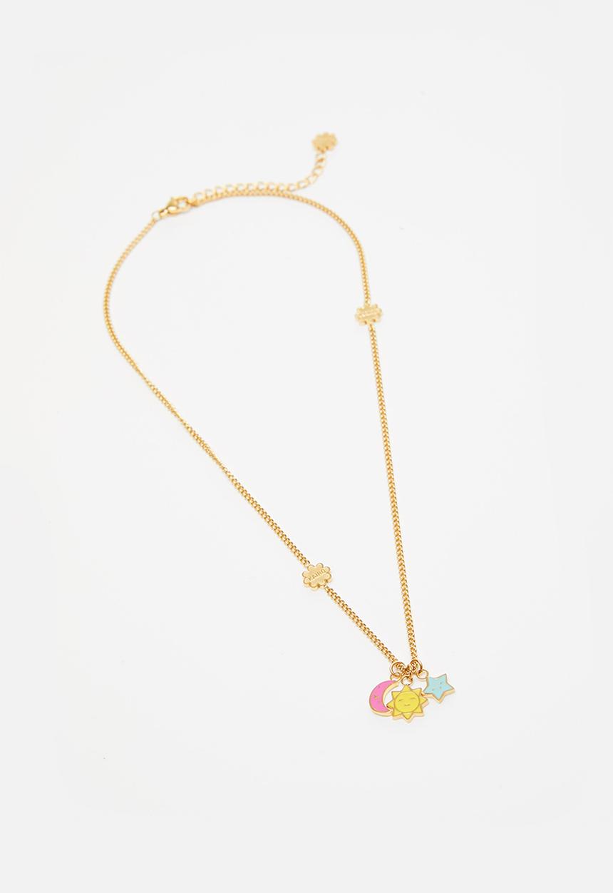 ERA by DJ Zinhle - Kairo - celeste necklace - gold