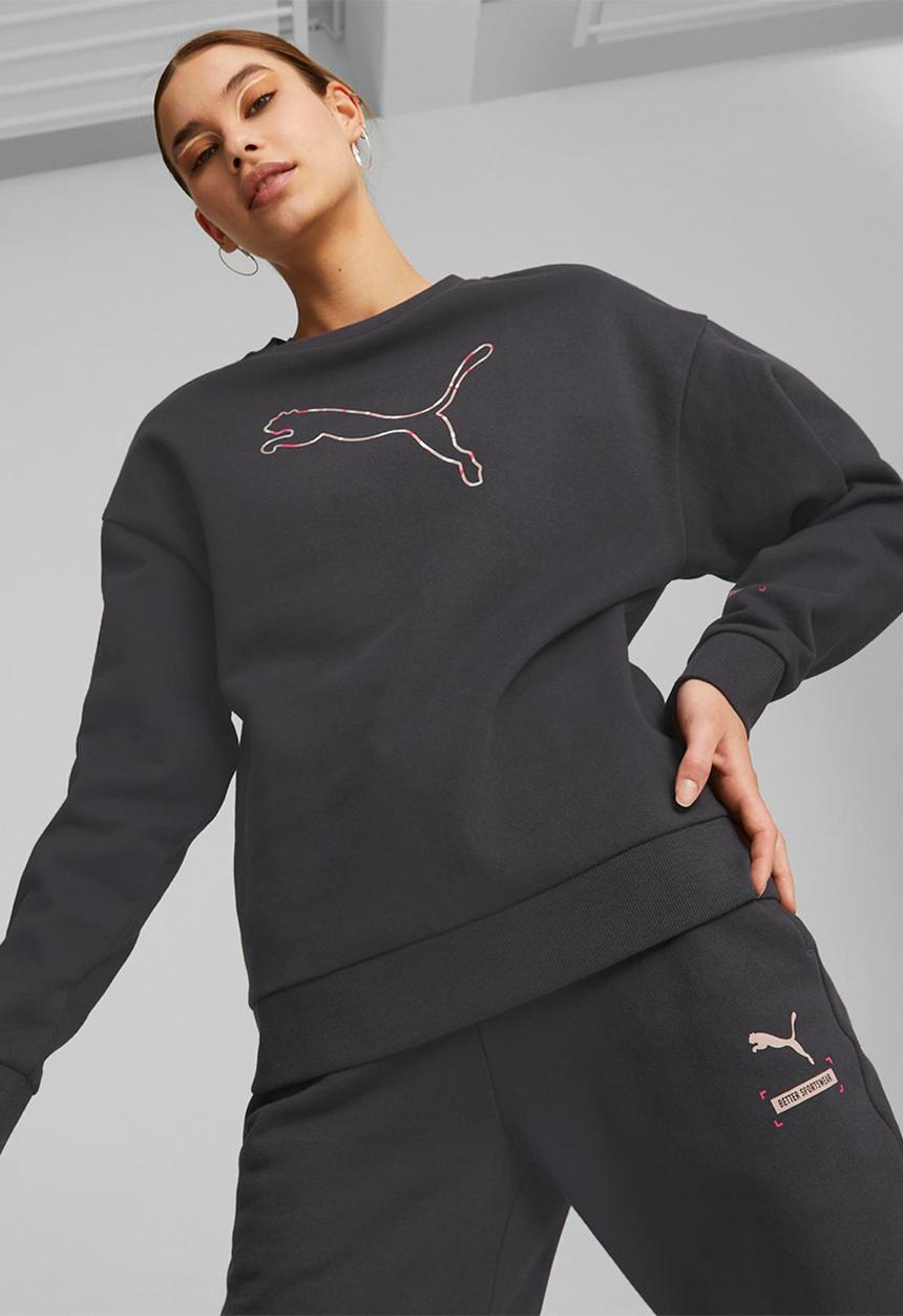 PUMA - Better crew fl - phantom black