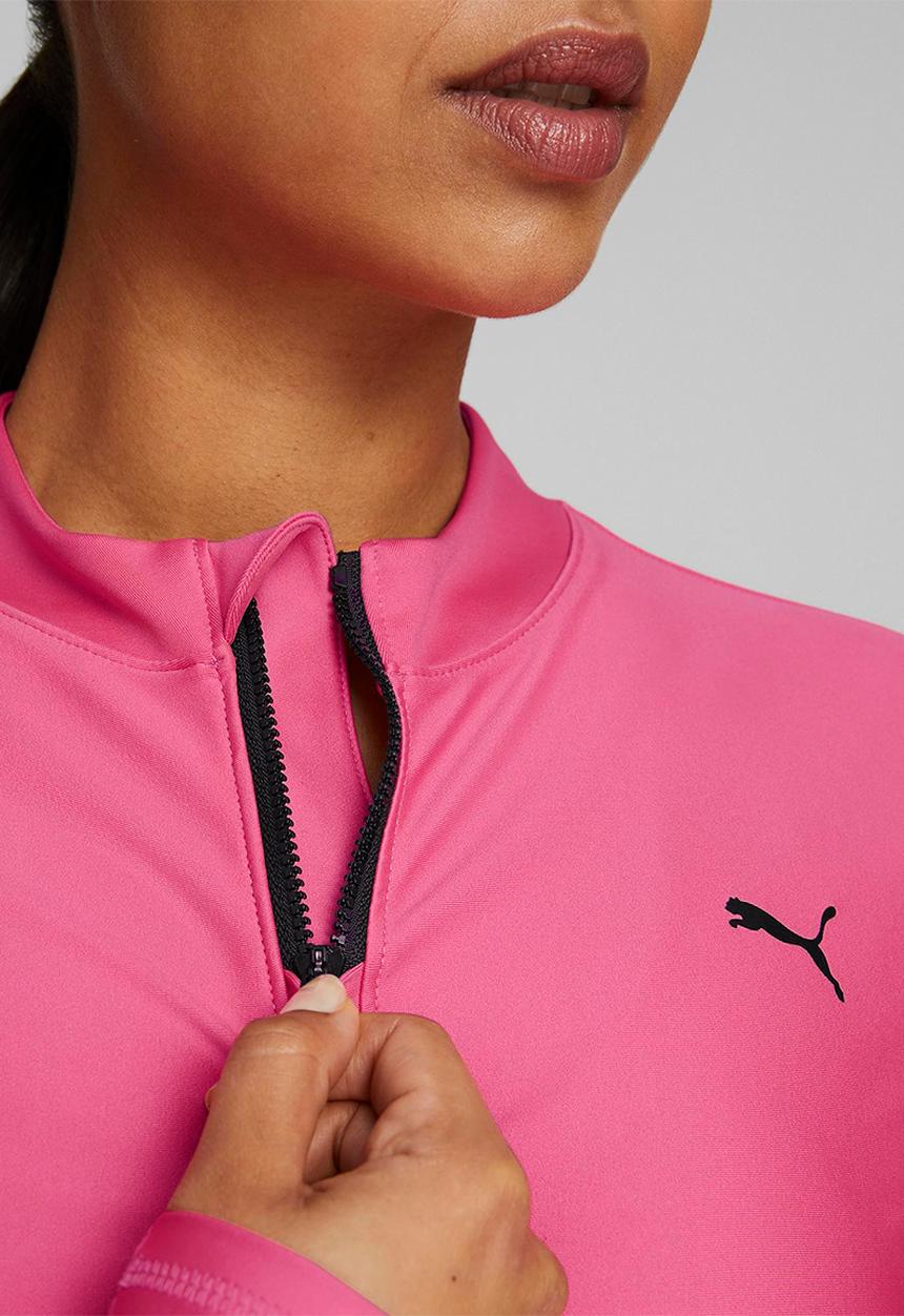 PUMA - Puma fit eversculpt 1/4 zip - sunset pink