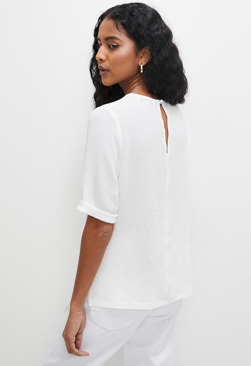 Superbalist - Basic woven tee shell - ecru