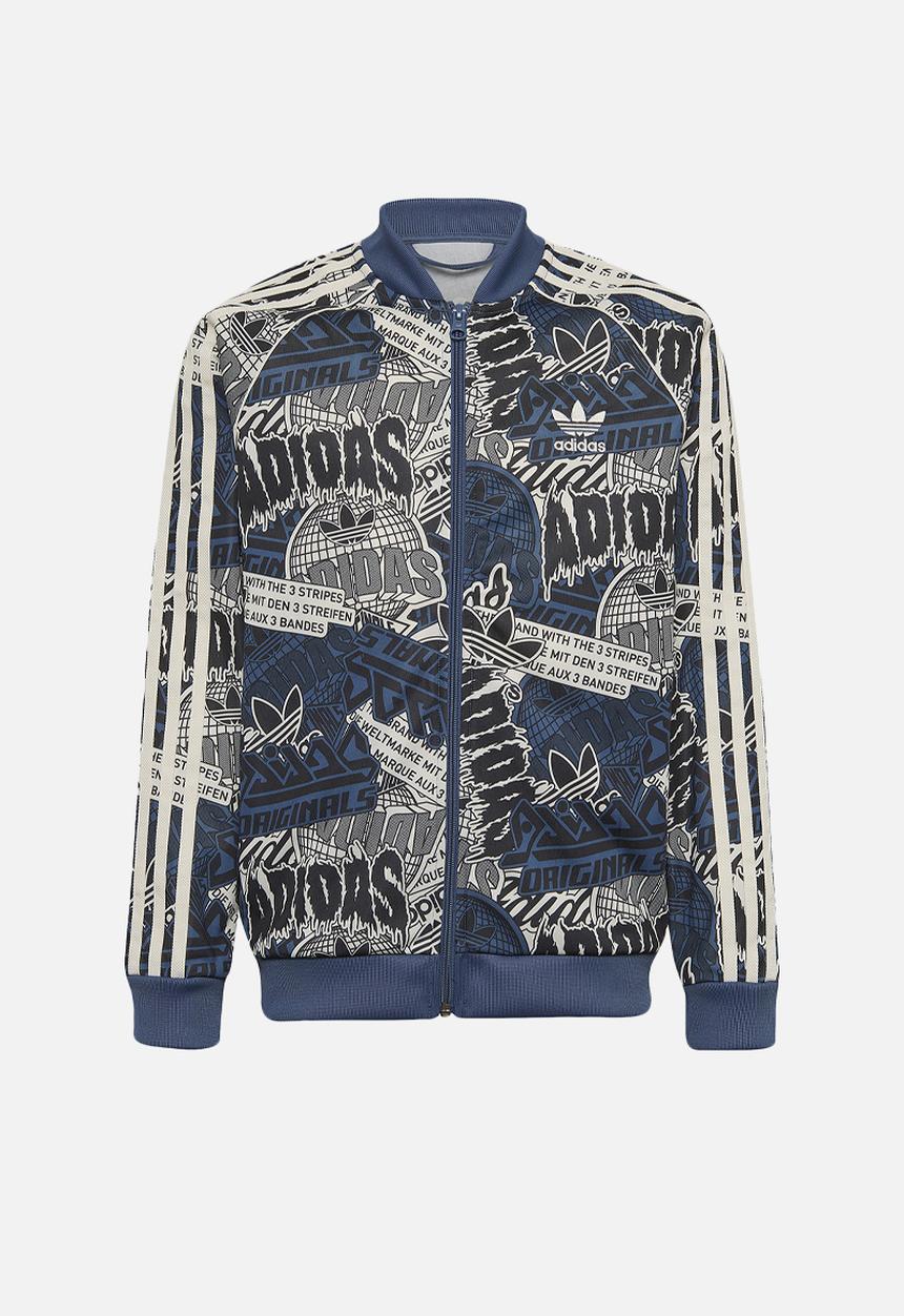 adidas Originals - Sst top - wonder white/black/wonder steel