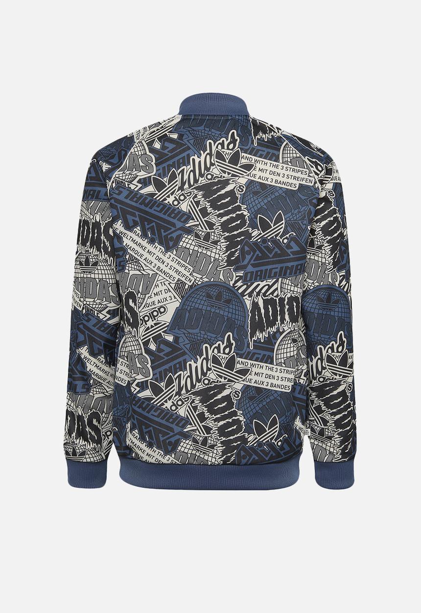adidas Originals - Sst top - wonder white/black/wonder steel
