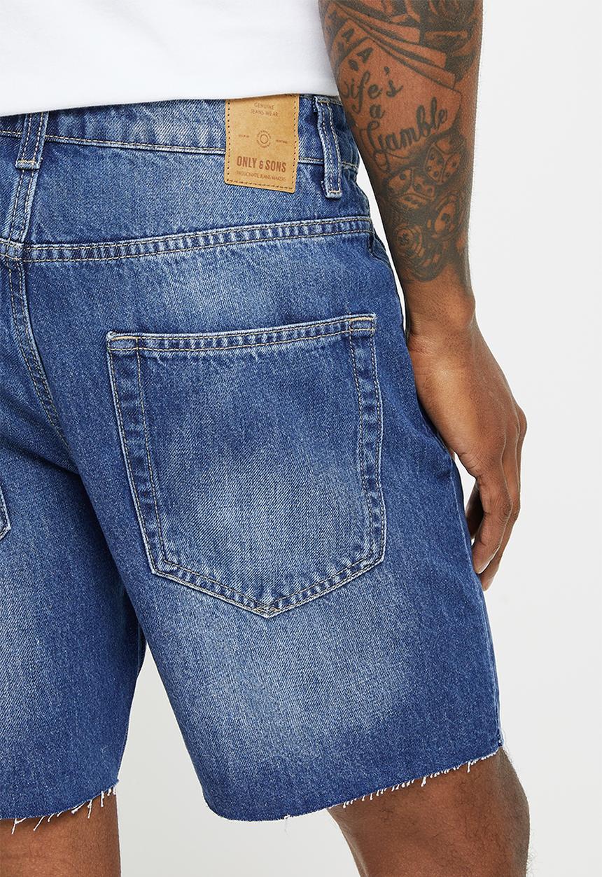 Only & Sons - Onsavi 7inch shorts - blue