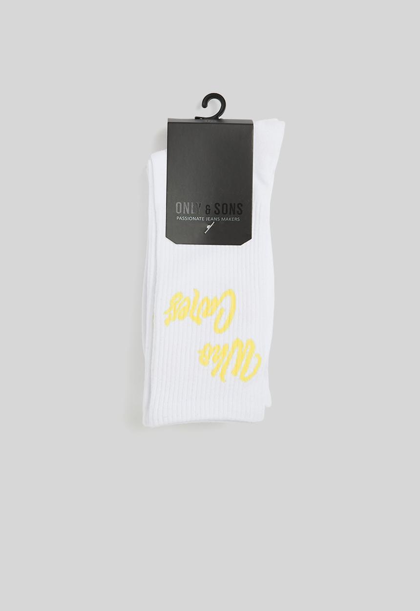 Only & Sons - Onspirson who cares 3-pack tennis sock - white 