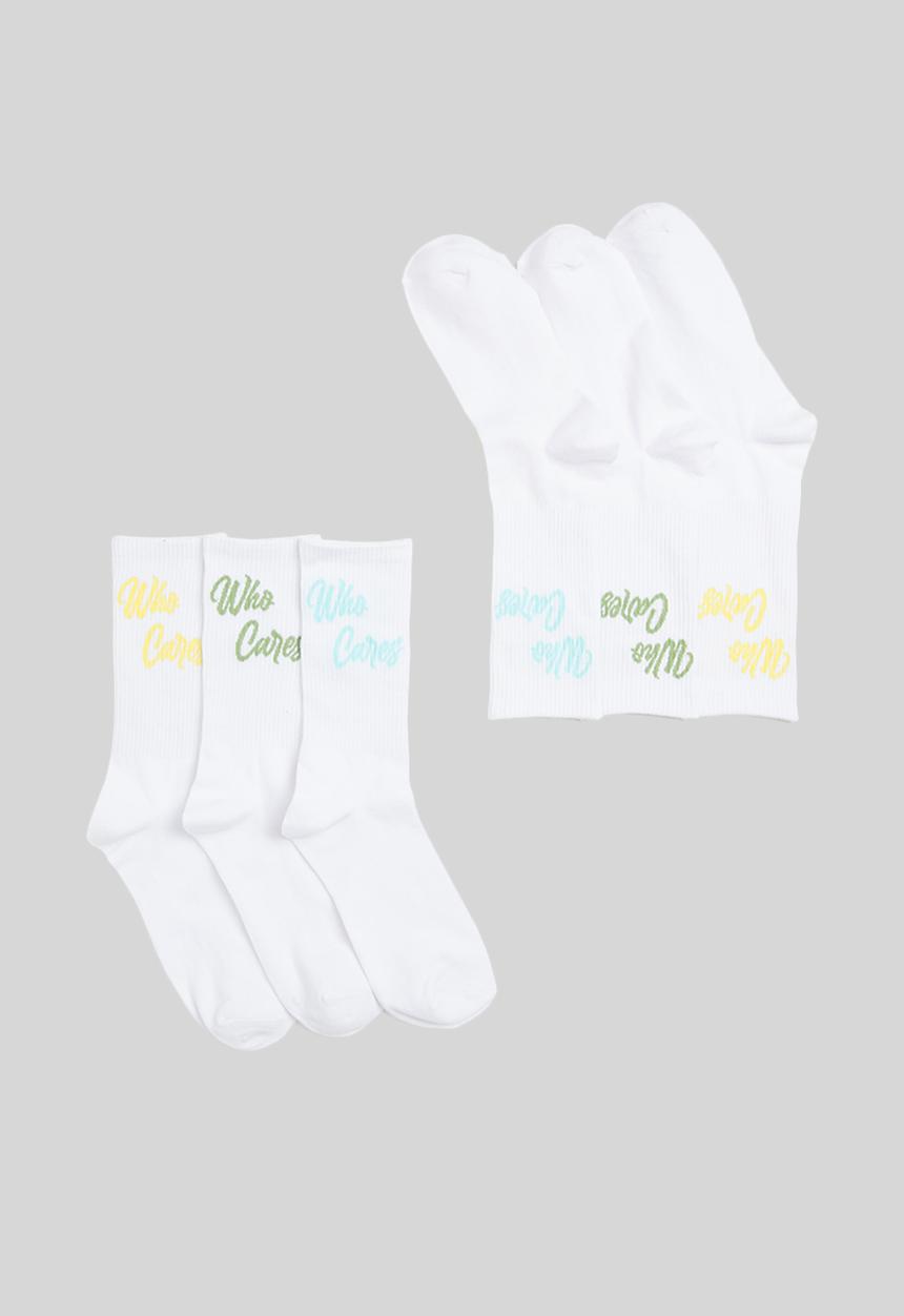 Only & Sons - Onspirson who cares 3-pack tennis sock - white 