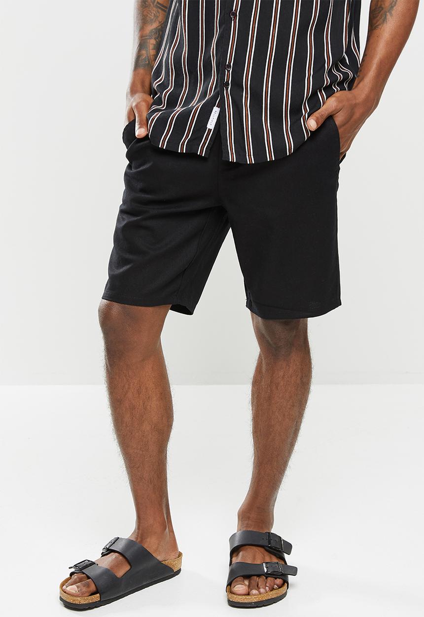 Only & Sons - Onslinus shorts linen mix - dark navy