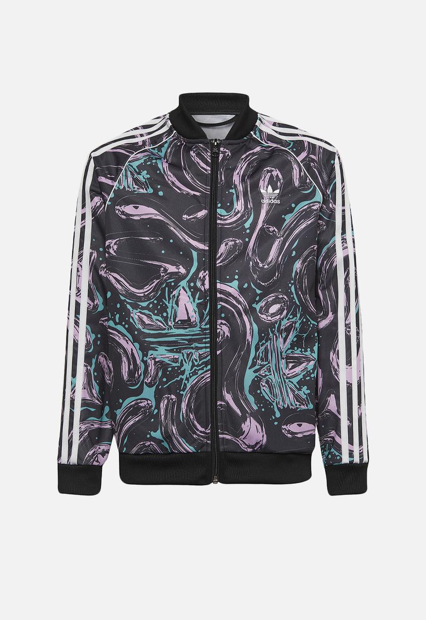 adidas Originals - Sst top - black/bliss lilac/semi mint rush