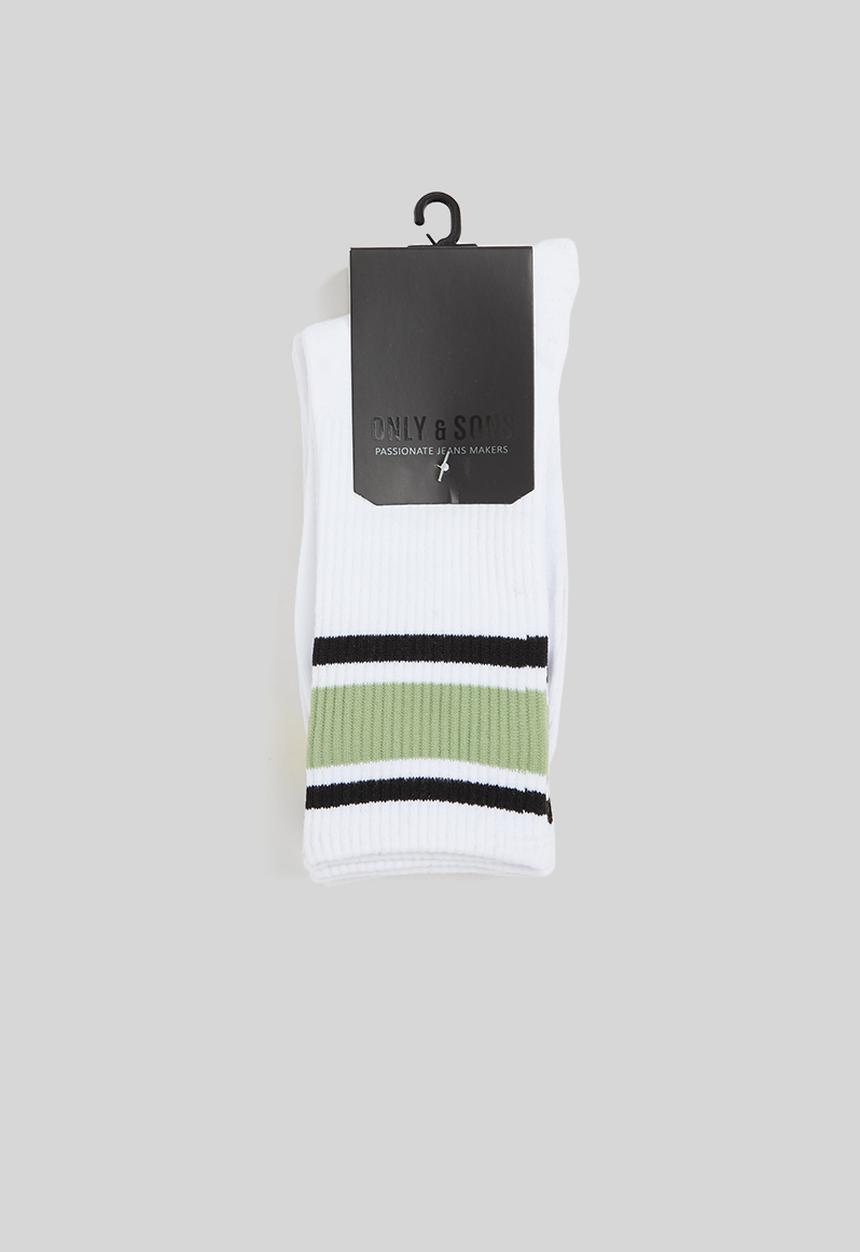 Only & Sons - Onsperson stripe 3-pack tennis sock-cus/ros/res stripes