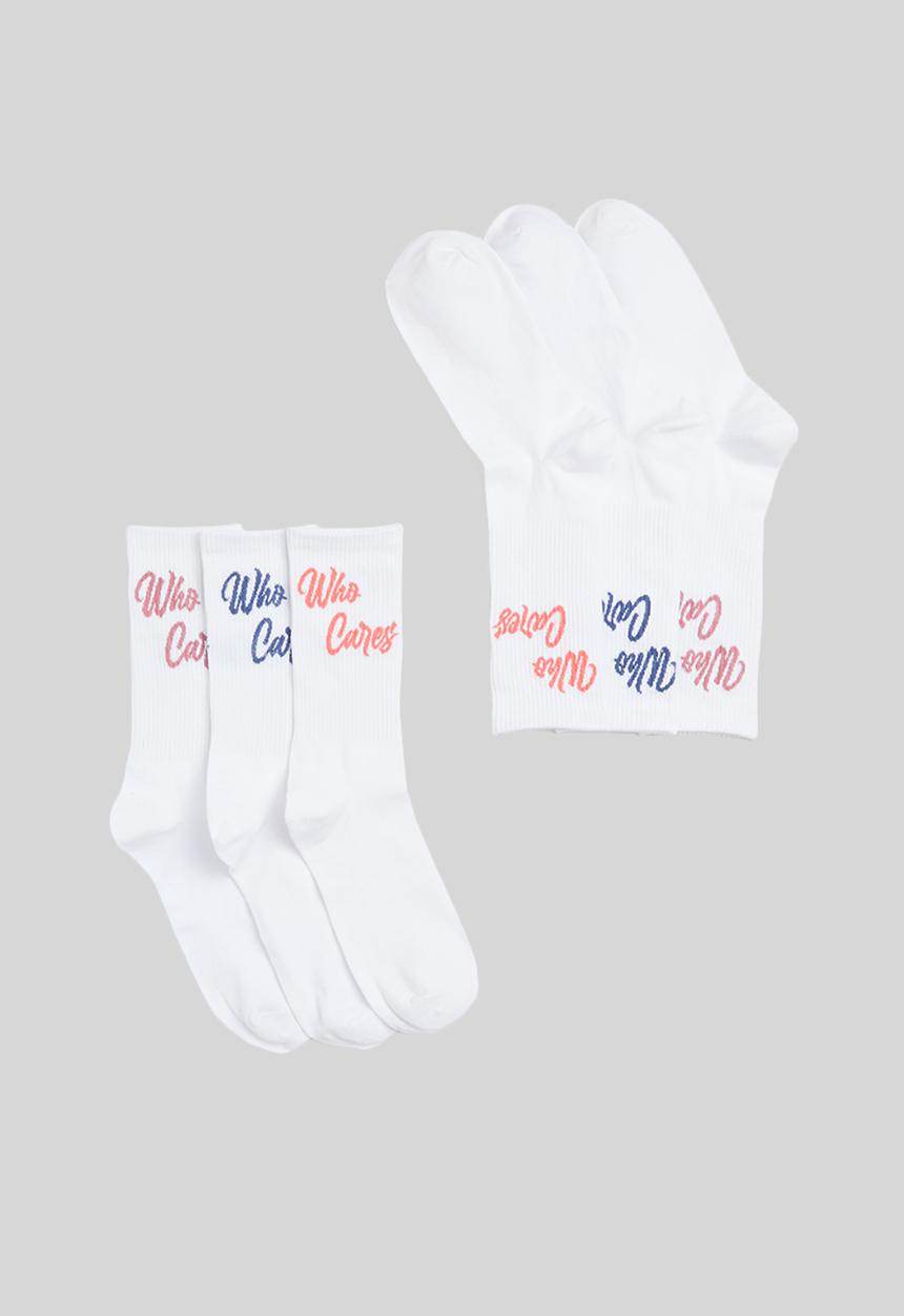 Only & Sons - Onspirson who cares 3-pack tennis sock - white 