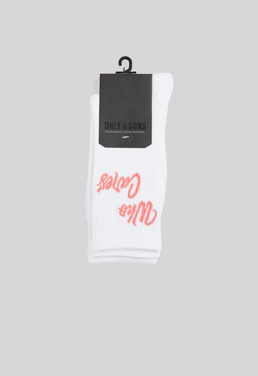Only & Sons - Onspirson who cares 3-pack tennis sock - white 