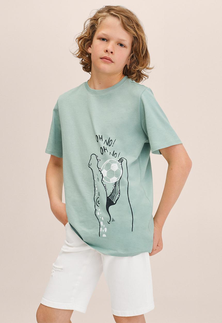 MANGO - T-shirt prix - green